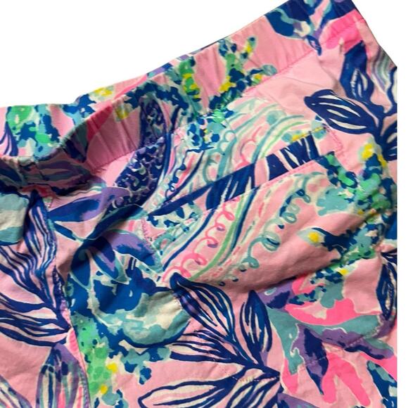 Lilly Pulitzer 5” Ocean View small Pull On Shorts Lilac Rose Just A Lil Jelly - Picture 4 of 6